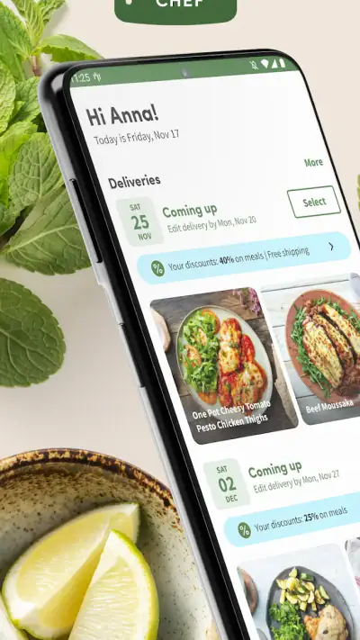 Green Chef: Healthy Recipes screenshot 1