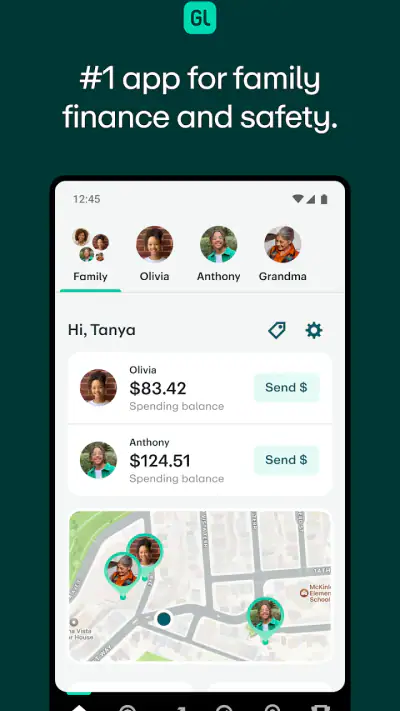 Greenlight Kids & Teen Banking screenshot 1