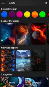 GRUBL™ 4D Live Wallpapers + AI screenshot