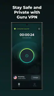 Guru VPN: Fast Secure Proxy screenshot 1