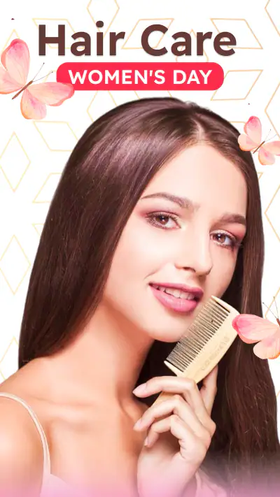 Haircare app for women screenshot 1