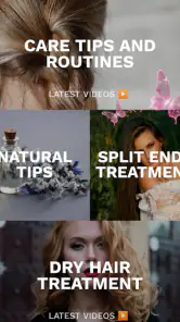 Haircare app for women screenshot