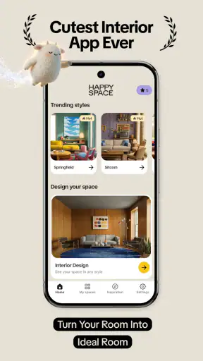 Happy Space - AI Home Design screenshot 1