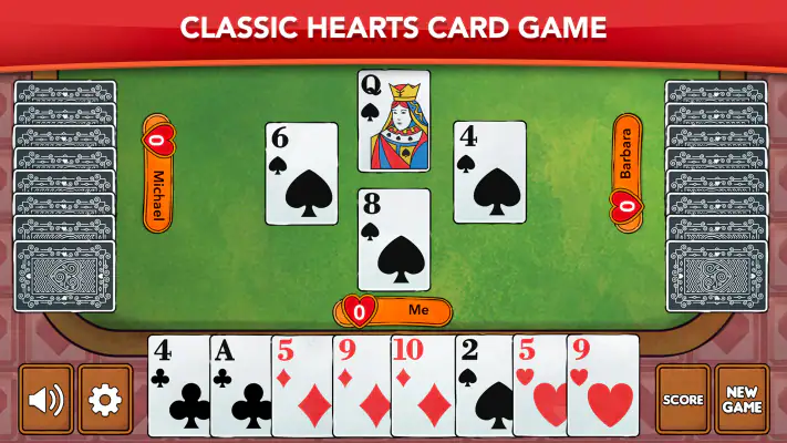 Hearts - Card Game Classic screenshot 1