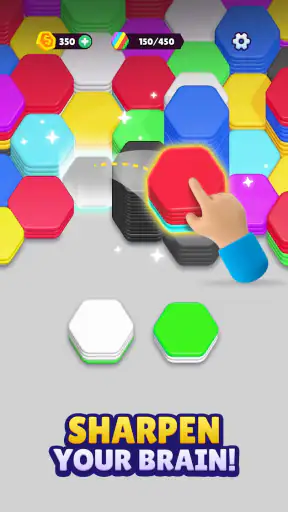 Hexa Sort screenshot 1