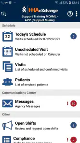 HHAeXchange screenshot