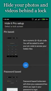 Hide Photos, Video and App Loc screenshot 1
