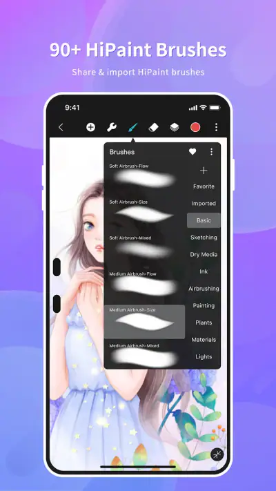 HiPaint -Sketch Draw Paint it! screenshot 1