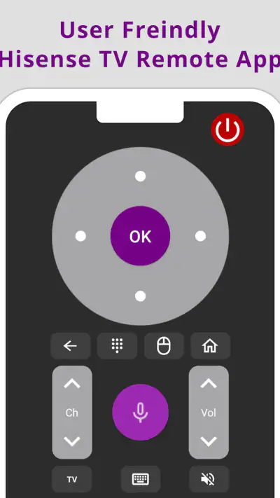 Hisense TV Remote screenshot 1