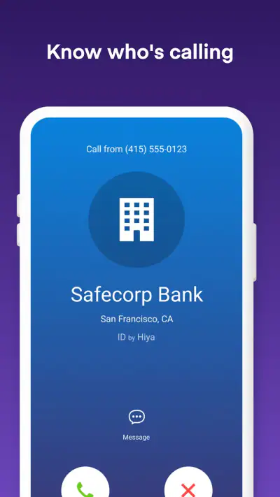 Hiya: Spam Blocker & Caller ID screenshot 1