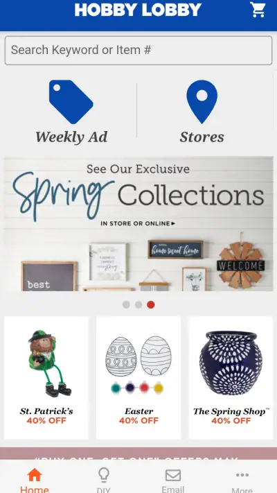 Hobby Lobby Stores screenshot 1