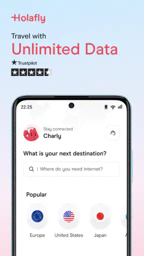 Holafly eSIM Prepaid Card screenshot 1