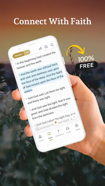 Holy Bible Launcher: KJV+Audio screenshot 1