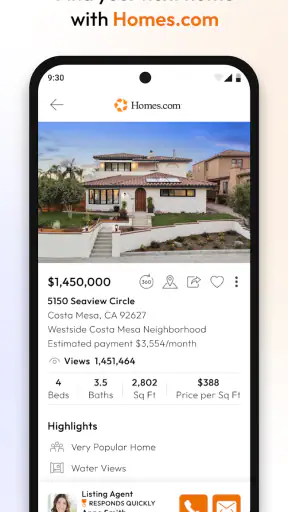 Homes.com Real Estate Search screenshot 1