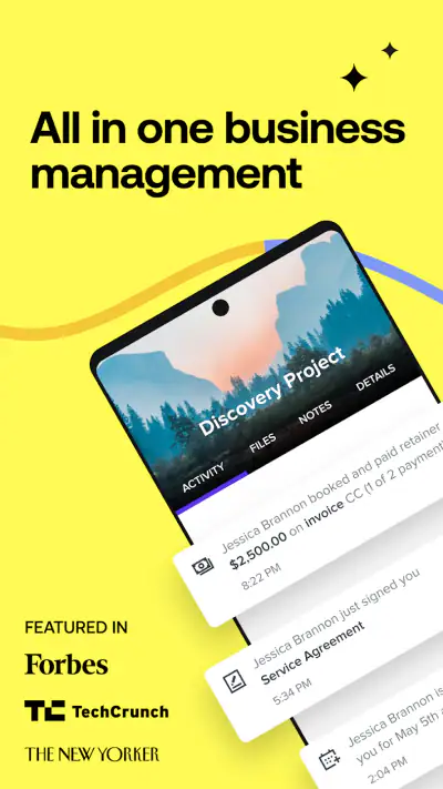 HoneyBook - Small Business CRM screenshot 1