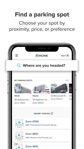 HonkMobile: Pay for Parking screenshot 1
