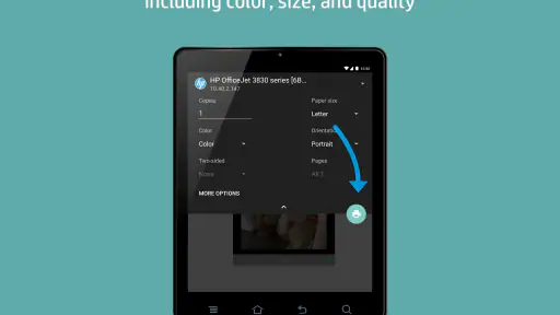 HP Print Service Plugin screenshot