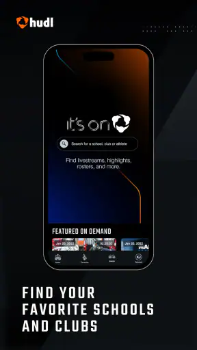 Hudl Fan: Find, Watch, Follow. screenshot 1