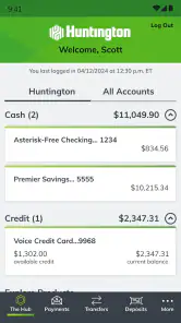 Huntington Mobile Banking screenshot