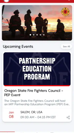 IAFF Mobile screenshot 1