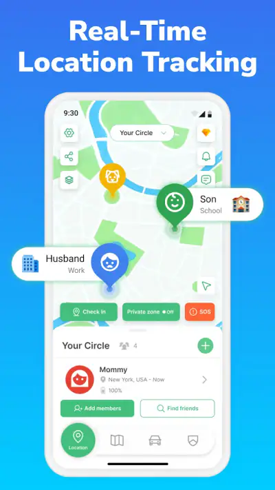 iLocator : Family Location screenshot 1