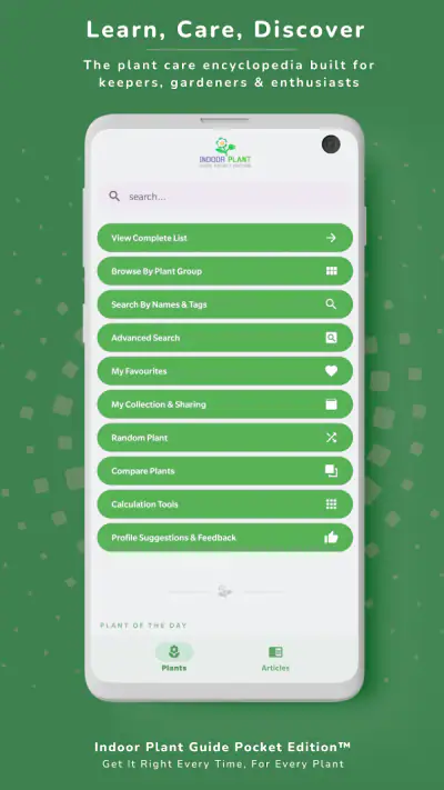 Indoor Plant Guide Pocket Ed. screenshot 1