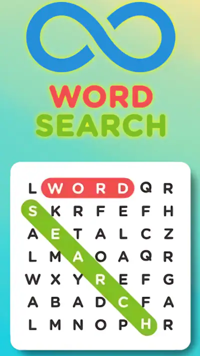 Infinite Word Search Puzzles screenshot 1