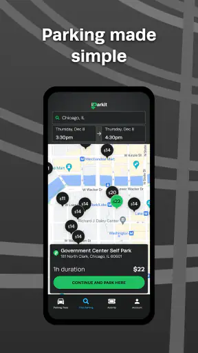 iParkit Garage Parking screenshot 1
