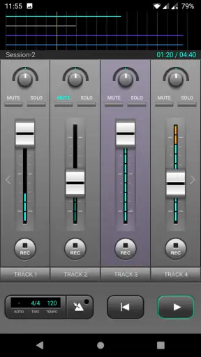 J4T Multitrack Recorder screenshot 1