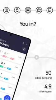 Jakdojade: public transport screenshot 2