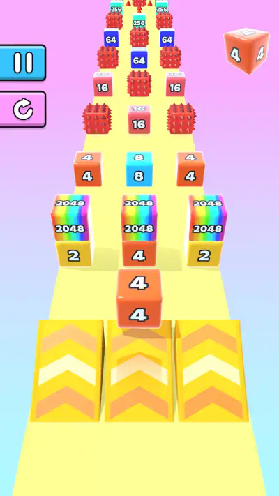 Jelly Run 2048 screenshot 1
