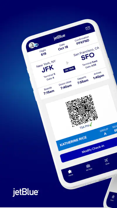 JetBlue - Book & manage trips screenshot 1