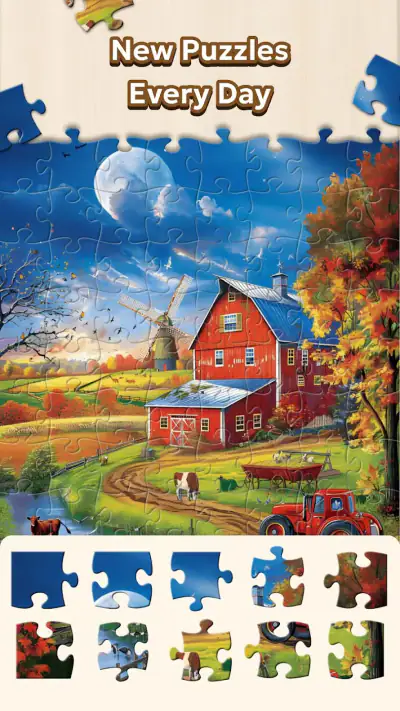 Jigsaw Puzzle - Countryside screenshot 1
