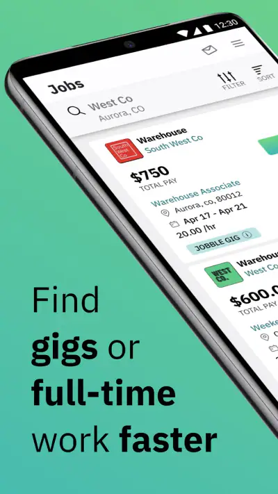 Jobble screenshot 1