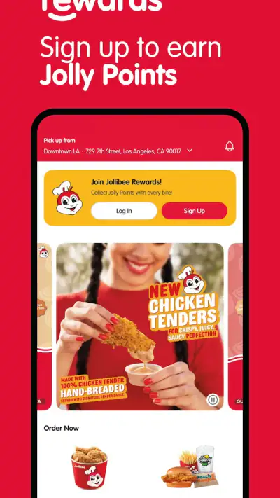 Jollibee - Order & Rewards screenshot 1