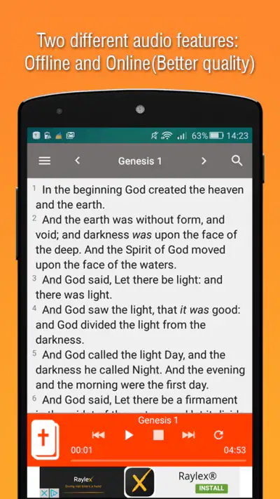 King James Bible - KJV Offline screenshot 1