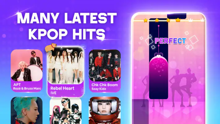 Kpop Piano Star - Music Game screenshot 1