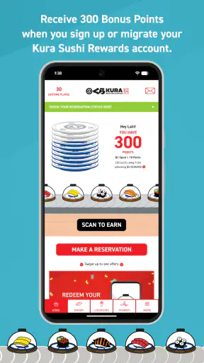 Kura Sushi Rewards screenshot 1