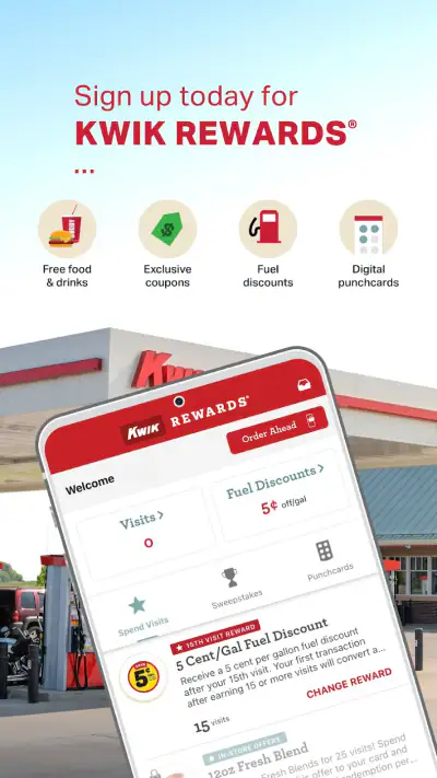 Kwik Rewards screenshot 1
