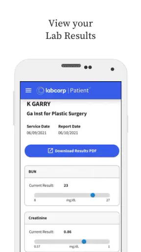 Labcorp | Patient screenshot 1