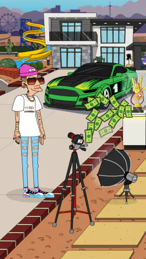 Lamar - Idle Vlogger screenshot 1