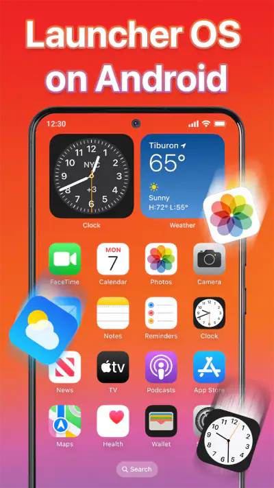 Launcher OS - Themes & Widgets screenshot 1