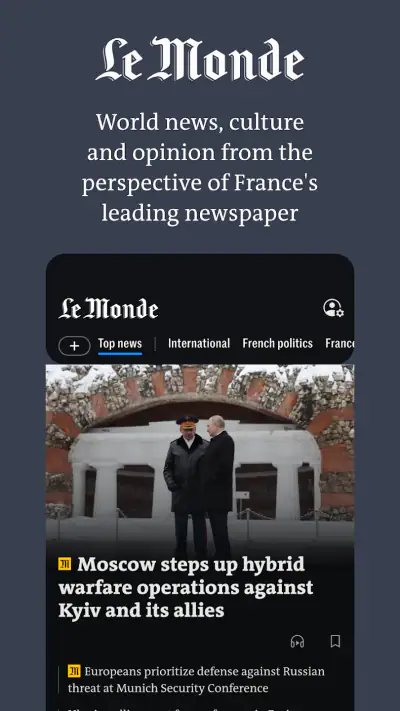 Le Monde, Live News screenshot 1