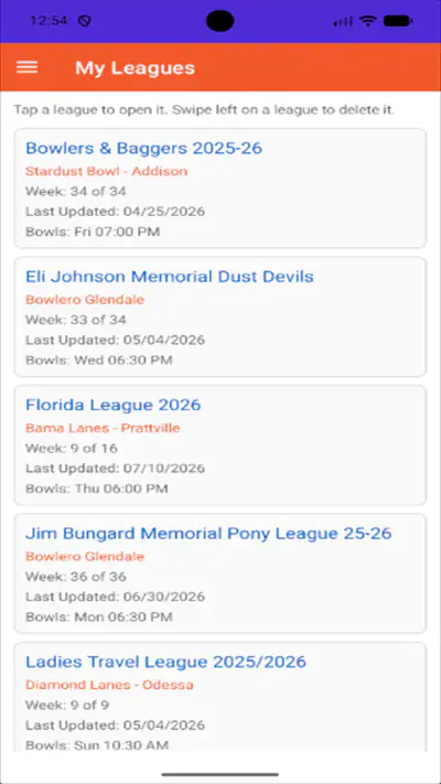League Secretary screenshot 1