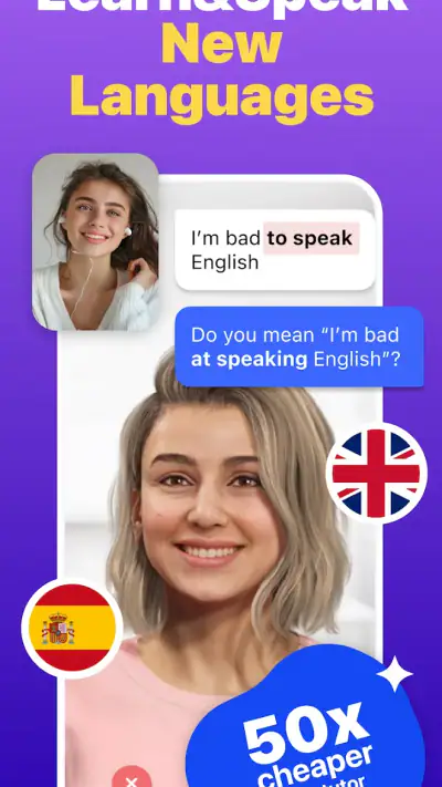 Praktika – AI Language Tutor screenshot 1
