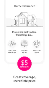 Lemonade Insurance screenshot