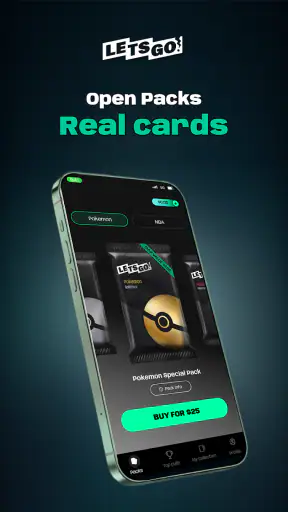 LETSGO: Rip Packs, Real Cards screenshot 1