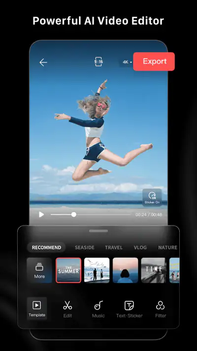 LightCut -AI Auto Video Editor screenshot 1