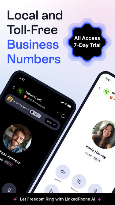 Linked Phone Business Number screenshot 1
