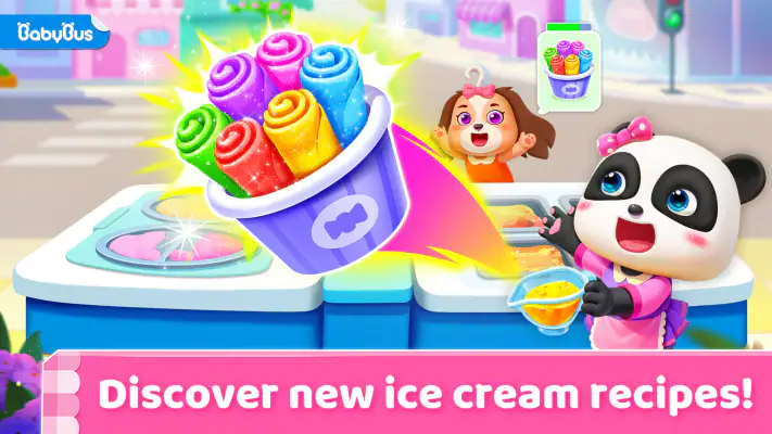 Little Panda's Ice Cream Games screenshot 1